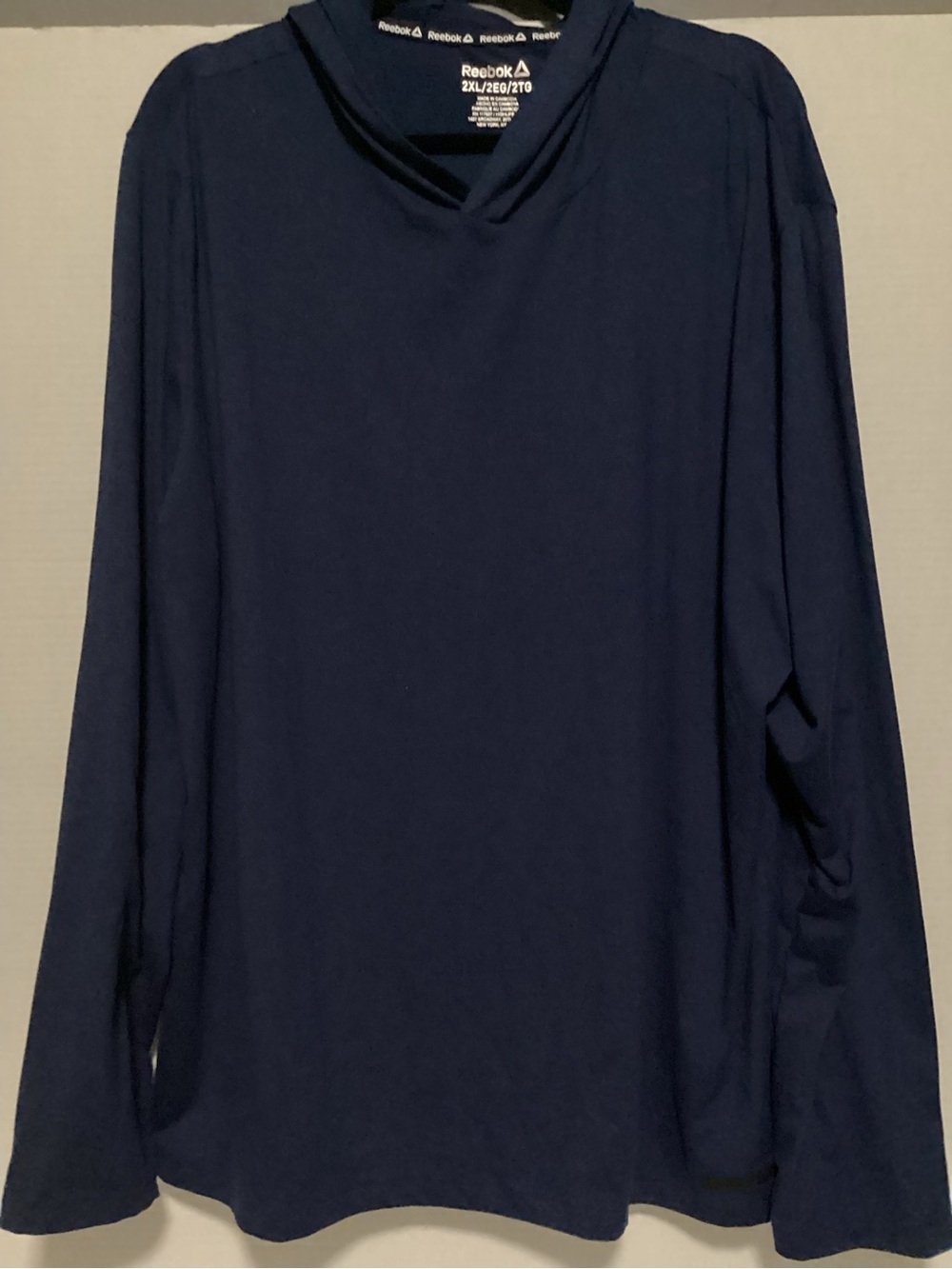Reebok Dark Navy Crew Neck Performance Tee